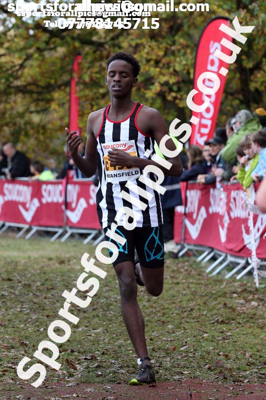 Mens junior National Cross Country Relay, Berry Hill Park, Mansfield. Photo:  David T. Hewitson/Sports for All Pics
